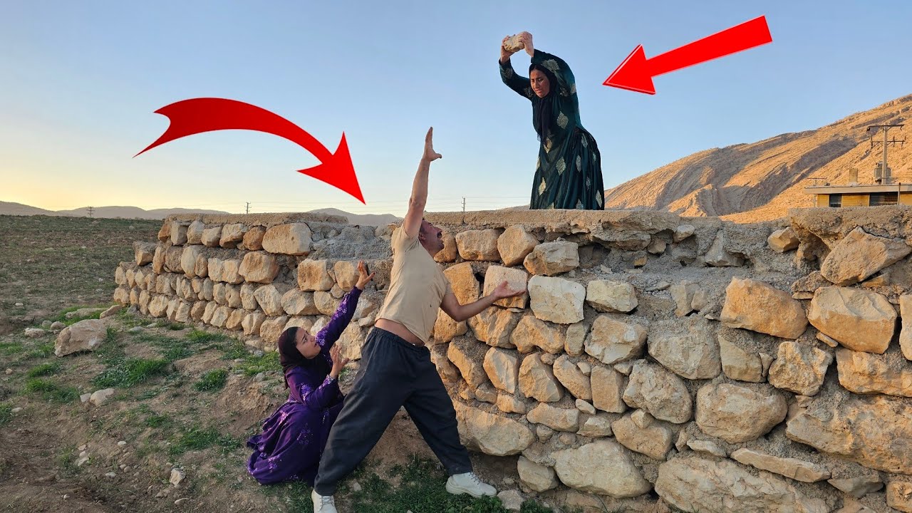 Babak and Zahra's consultation in a hidden place and Kulthum's attack To them 