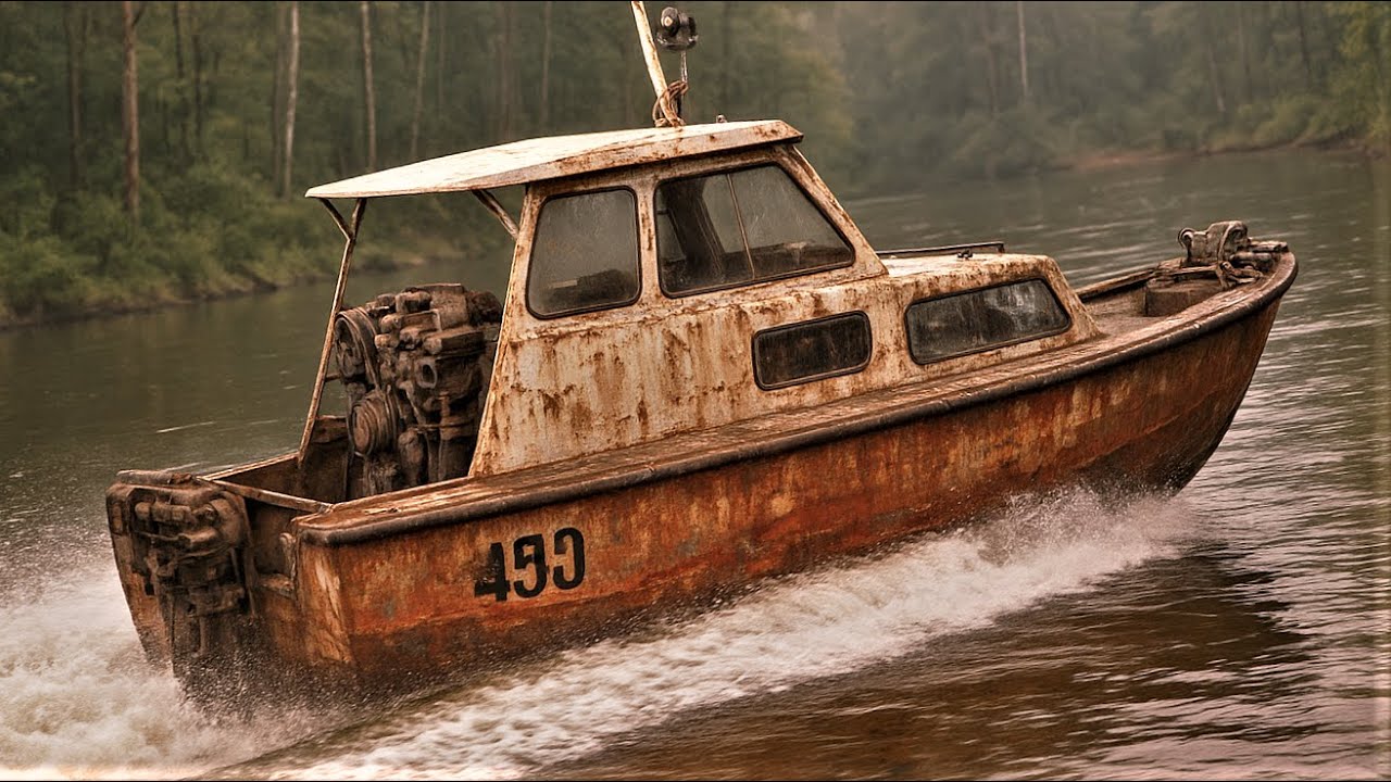 Lightning Speed &ndash; The old 23-horsepower boat engine fully restored from start to finish.