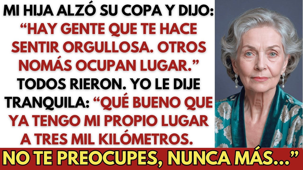 Mi Hija Alzó Su Copa Y Dijo: “Hay Gente Que Te Hace Sentir Orgullosa. Otros Nomás Ocupan Lugar…”