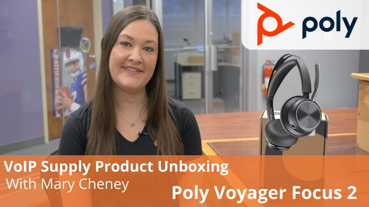 Poly Voyager Focus 2 Headset Unboxing | VoIP Supply