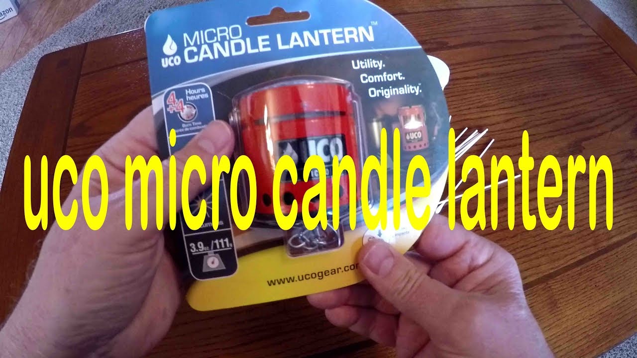 UCO MICRO CANDLE LANTERN: Let There Be (Tea) Light!