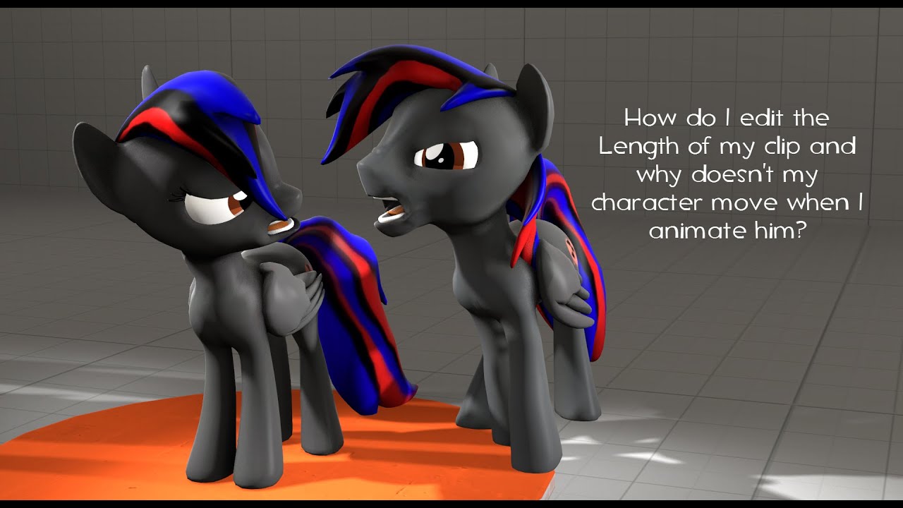 SFM - How Do I Change the Length of my Clip/Shot and Why Can't I Animate my Model