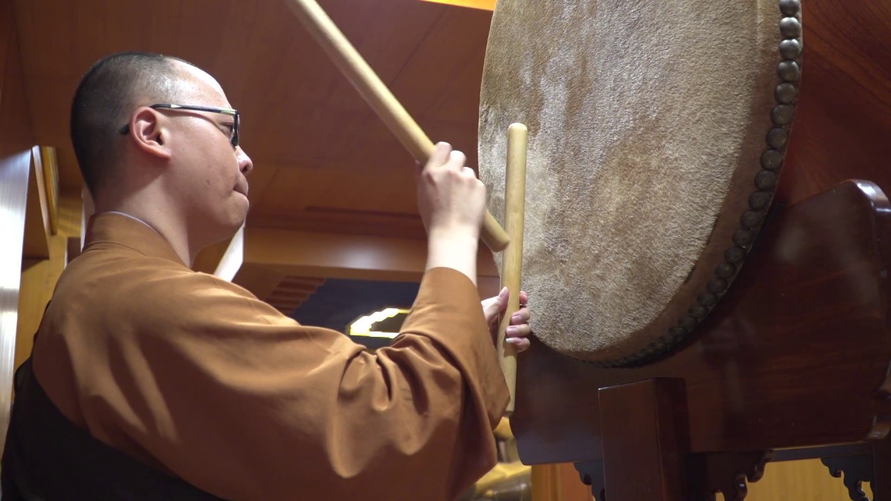 古嚴寺-道元法師暮鼓教學