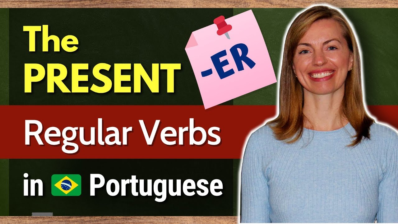 How to Conjugate Regular -ER Ending Verbs in Brazilian Portuguese - Present Tense #plainportuguese