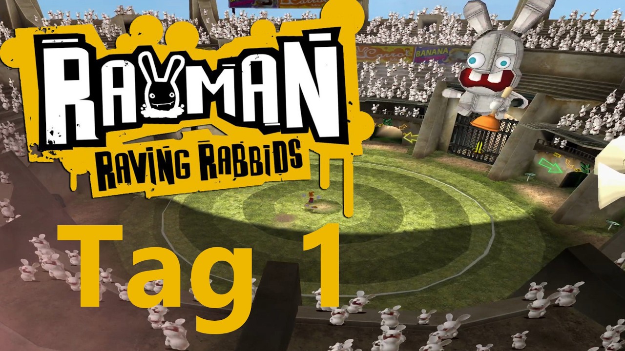 Tag 1: Die olympischen Hasenspiele ● Rayman Raving Rabbids (PS2)