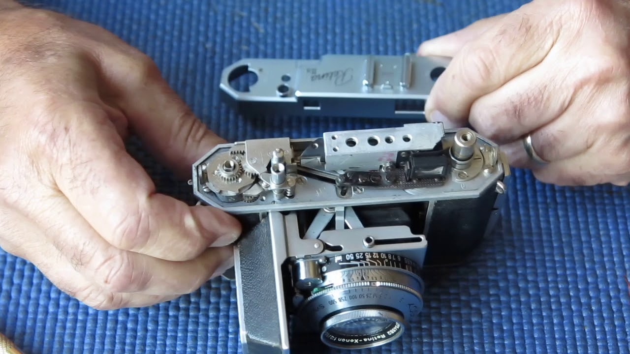 Kodak Retina IIa film advance reassembly