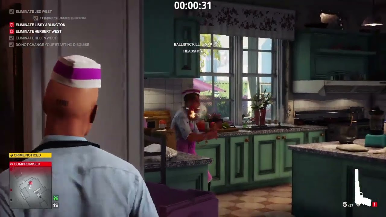 HITMAN 3 - Whittleton Creek - Muffin Massacre (0:55)