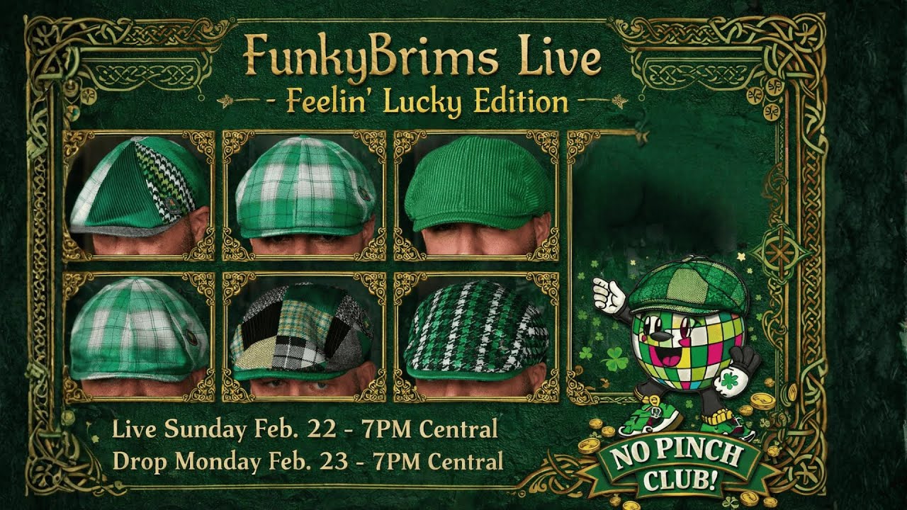 FunkyBrims Live - Celtic Edition - Sunday Feb. 22 at 7PM Central