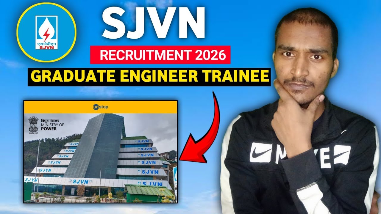 SJVN Recruitment 2026 | SJVN PSU Recruitment | PSU Jobs 2026 | Jobs Update By UniqPoint