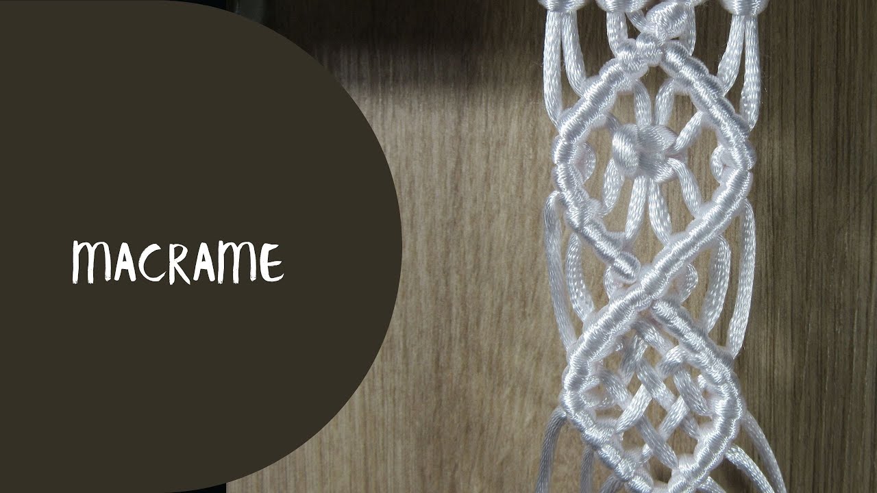 Como hacer un diamante en macrame/Macrametutorial/#2 @1dalanyo