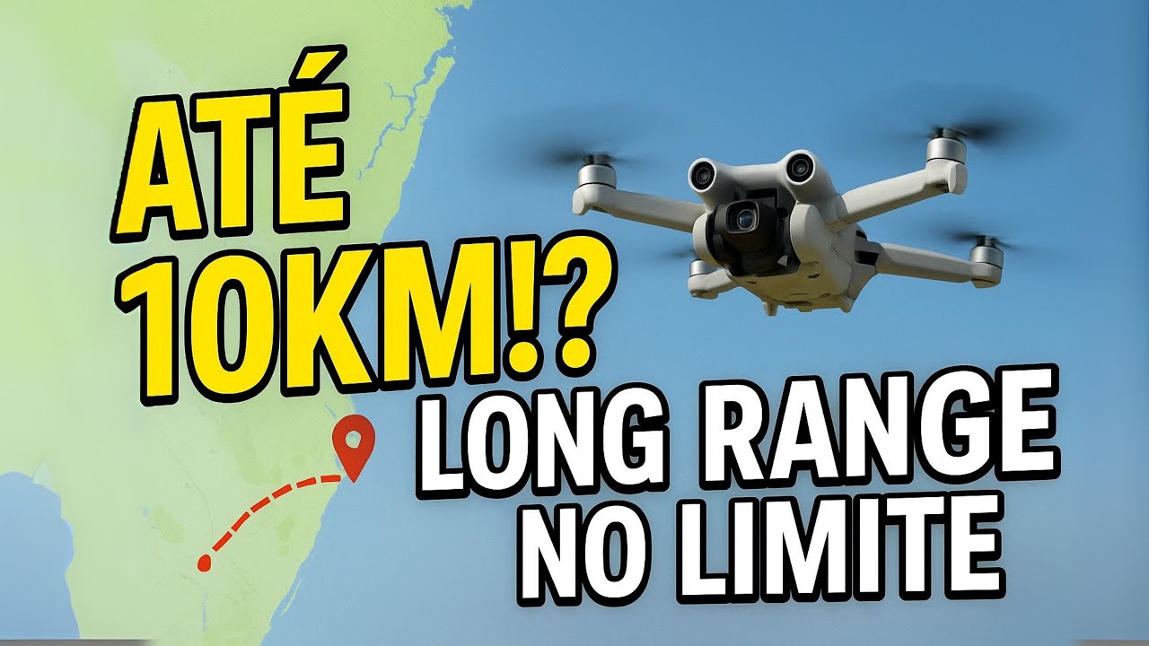 DJI MINI 3 – Testando o LIMITE de ALCANCE | Será que Chega nos 10KM?