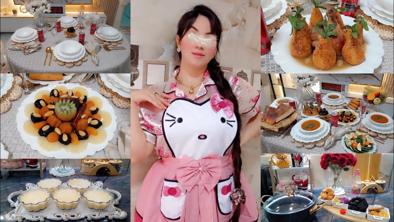 طاولة إفطار لصائمين✨️ فيديو مليء برائحة رمضان😍 وصفات للعرضات يحمرو لوجه وجدت معاكم كل شيء 
