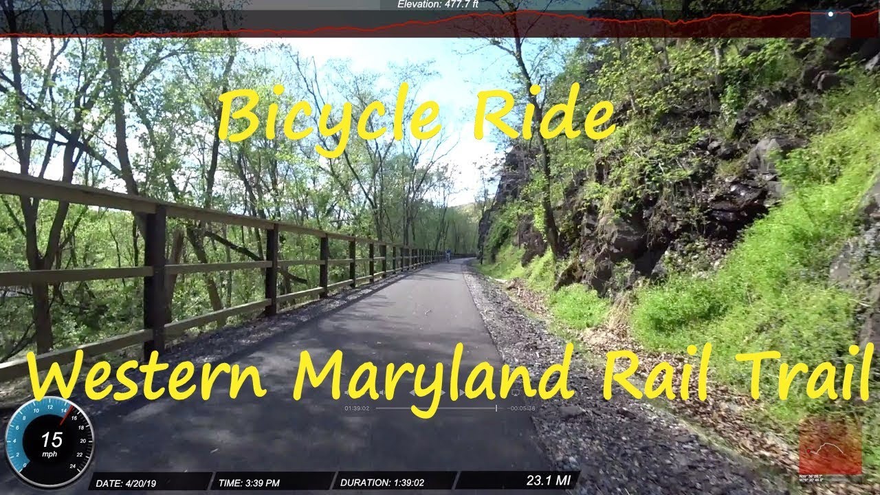 Bicycle ride from Western Maryland Rail Trail