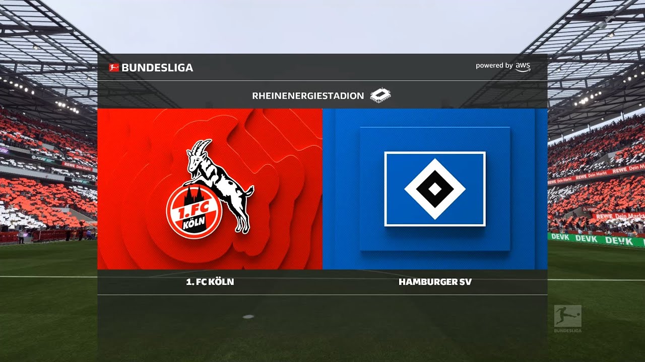 K&Ouml;LN vs HAMBURGER ⚽ Bundesliga 2025/26 Matchday 9 🟩 AI Simulation