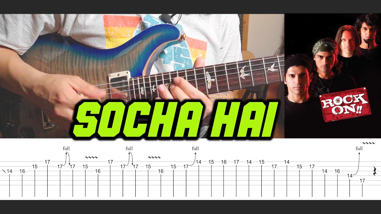 SOCHA HAI | ROCK ON | GUITAR LESSON WITH TABS