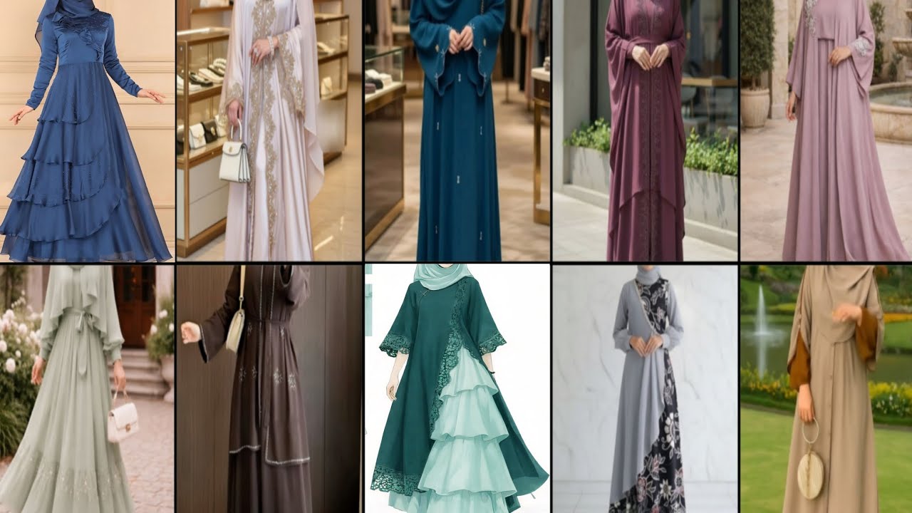Abaya designs dubai / 2025 / Dubai / Black / new / borqa / borkha collection / trendy / shorts / eid