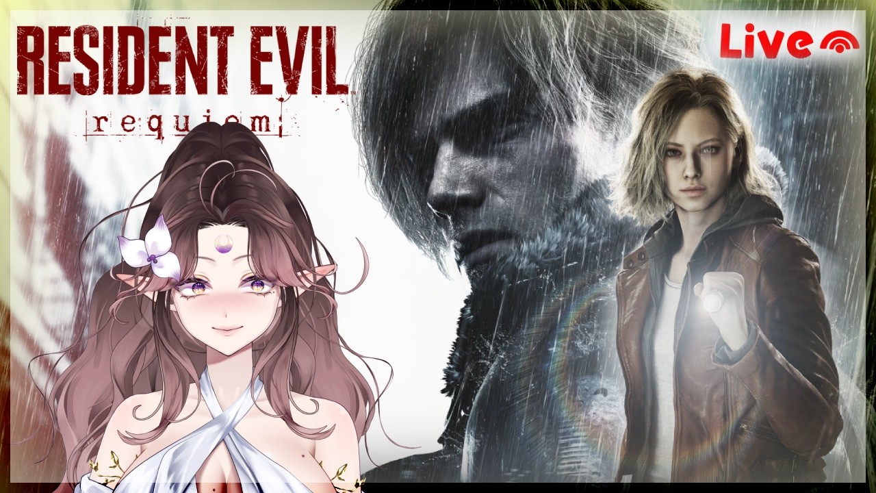 🔴 LIVE! HERE WE GO AGAIN, BACK TO RACCOON CITY WE GO! RESIDENT EVIL REQUIEM PLAYTHROUGH PART 3! ♡