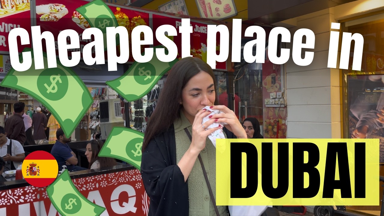Can You Eat for €2 in Dubai?  | Learn Spanish With This Mini Vlog