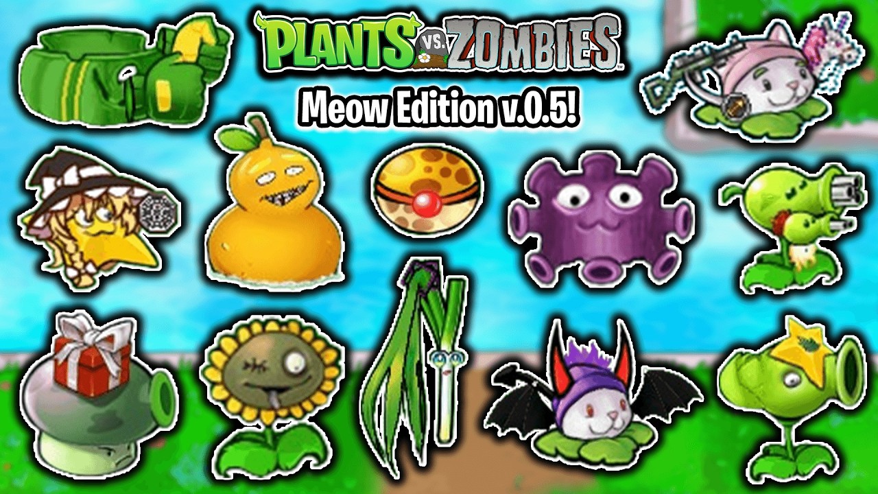 Plants vs Zombies Meow Edition 0.5 | Cool New Plants, Zombies, Mini-Games, Reworks & More | Download
