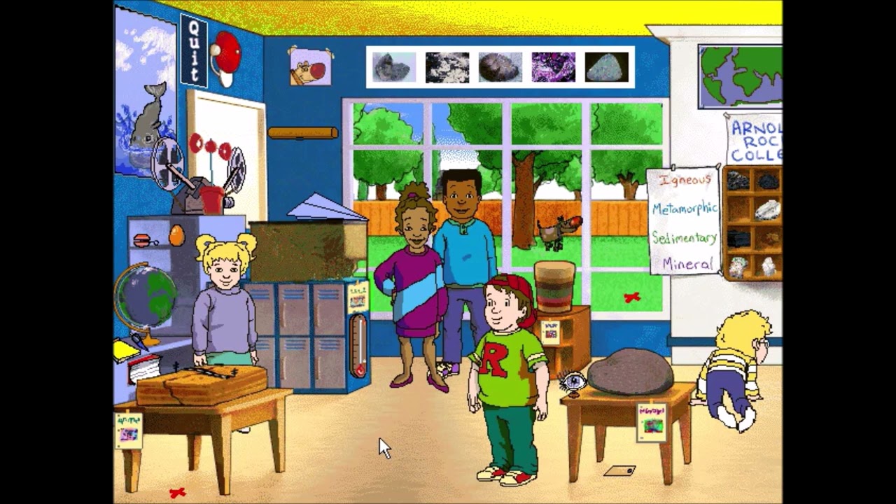 LP Magic School Bus Inside the Earth #1 FAULTS AND CAVERNS