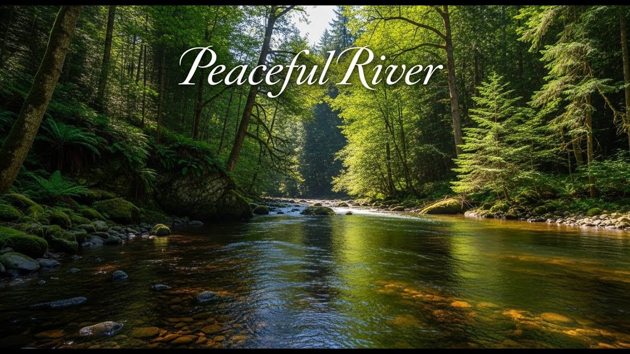 Peaceful River Sound Ambience 🌊 Gentle Flowing Water for Deep Sleep and Relaxation #900