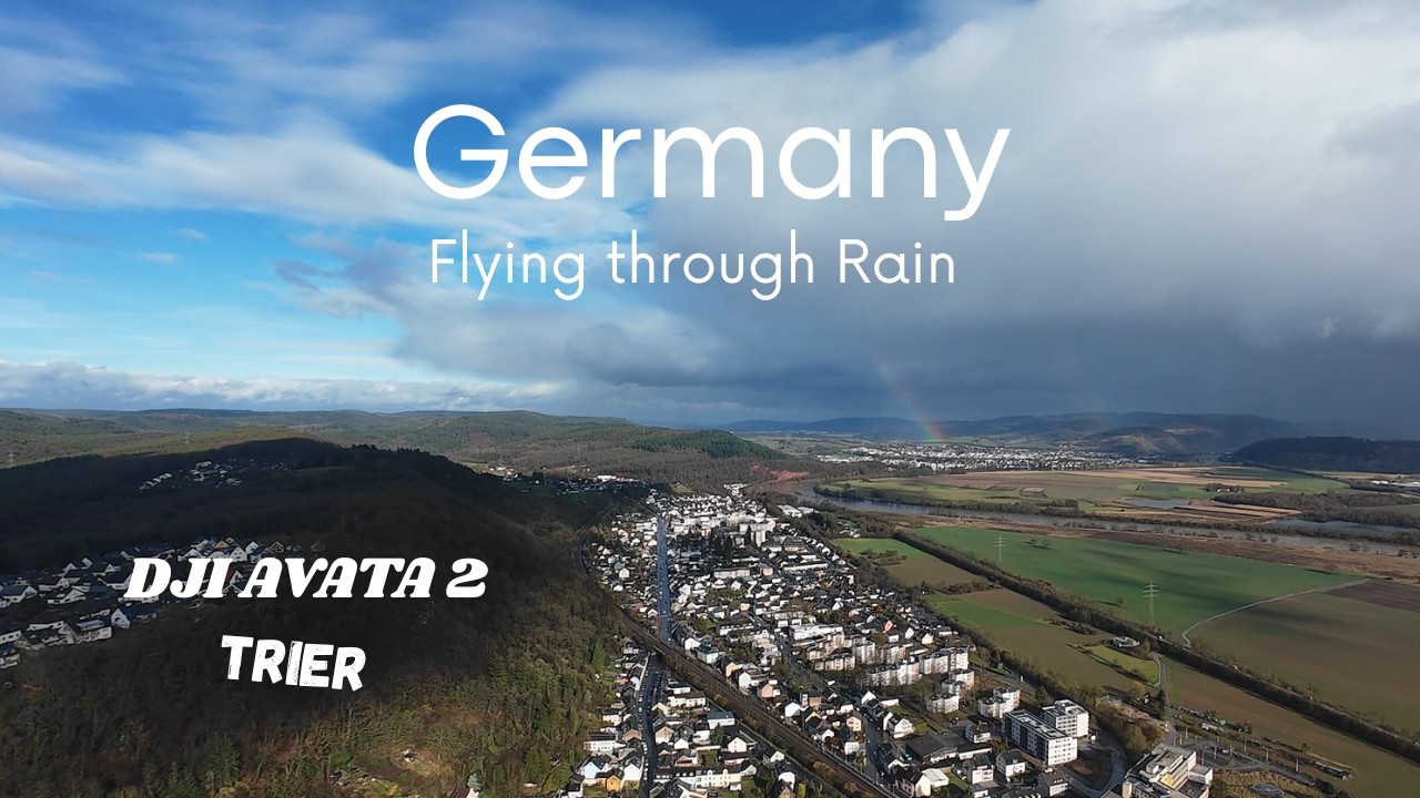 Flying in beautiful Rain |DJI Avata 2 FPV harmony