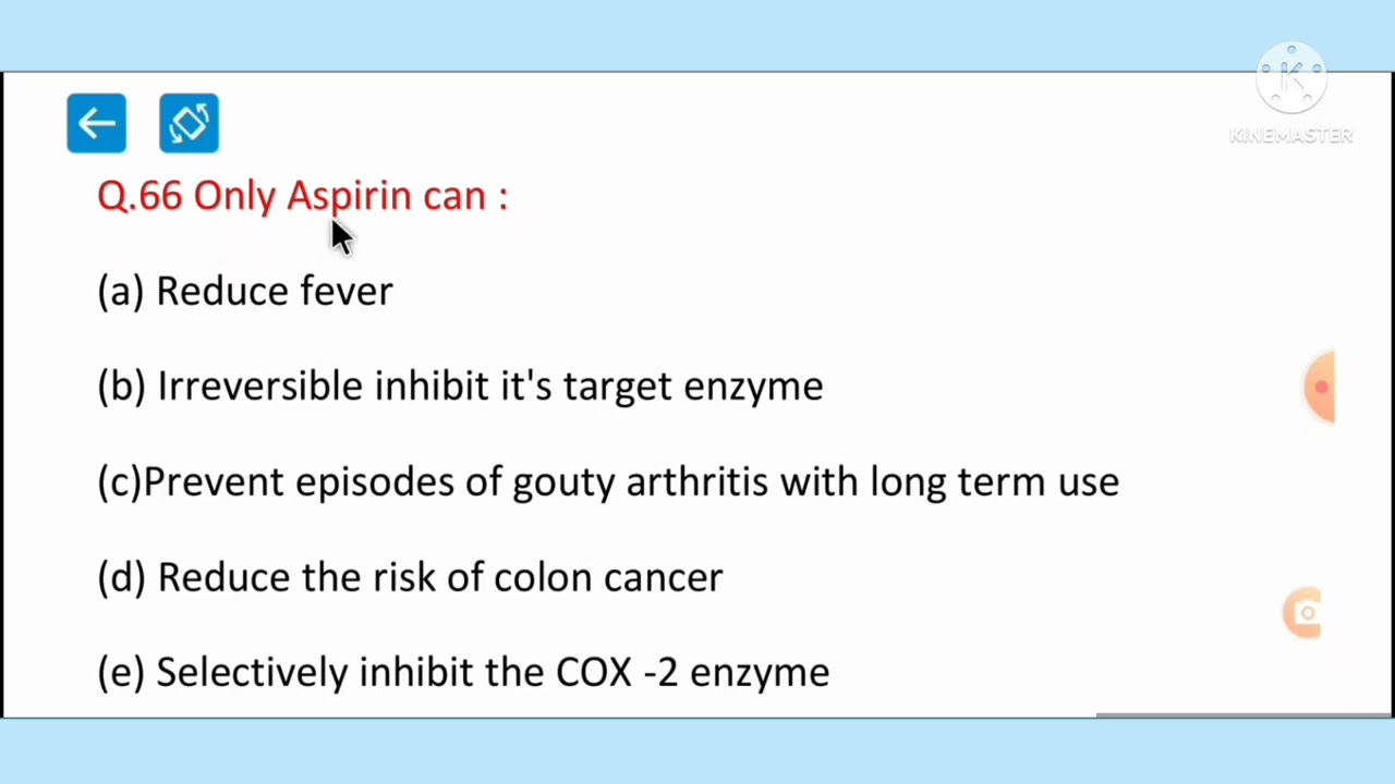 Pharmacist/B. Pharma lateral entry entrance exam - Pharmacology obj. quiz part-2