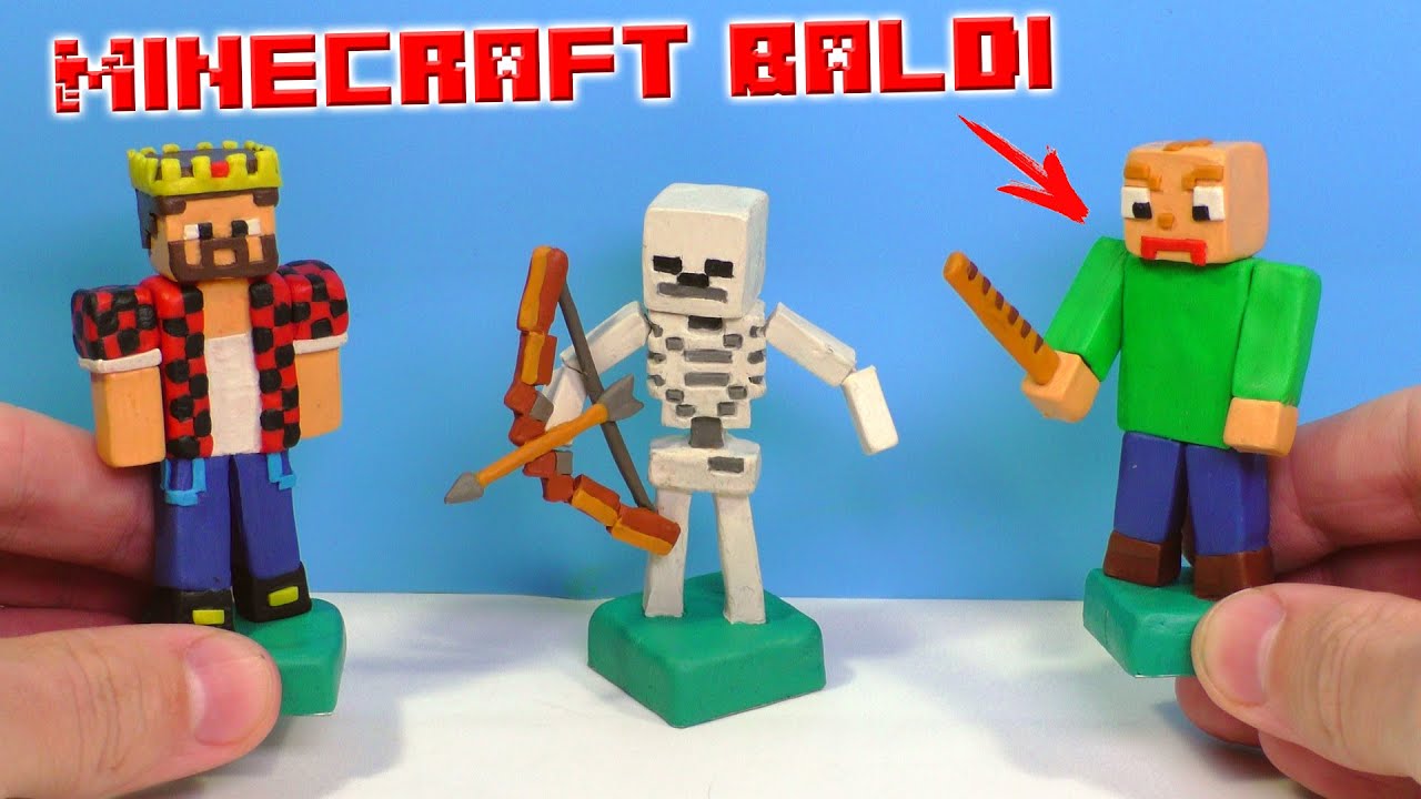 Making BALDI'S BASICS in Minecraft with Clay