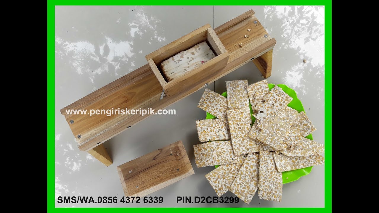 Alat pemotong Keripik Tempe Tipis