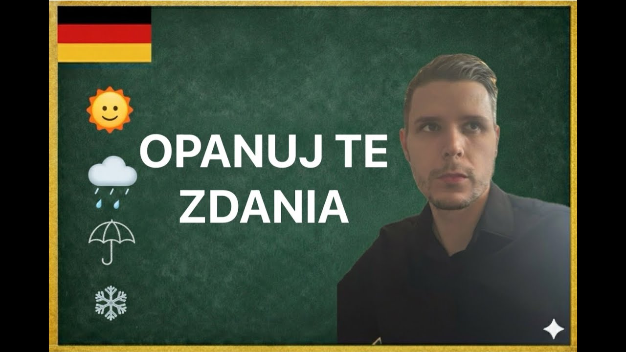 Pogoda po niemiecku od PODSTAW – nauczysz się w KILKA minut.