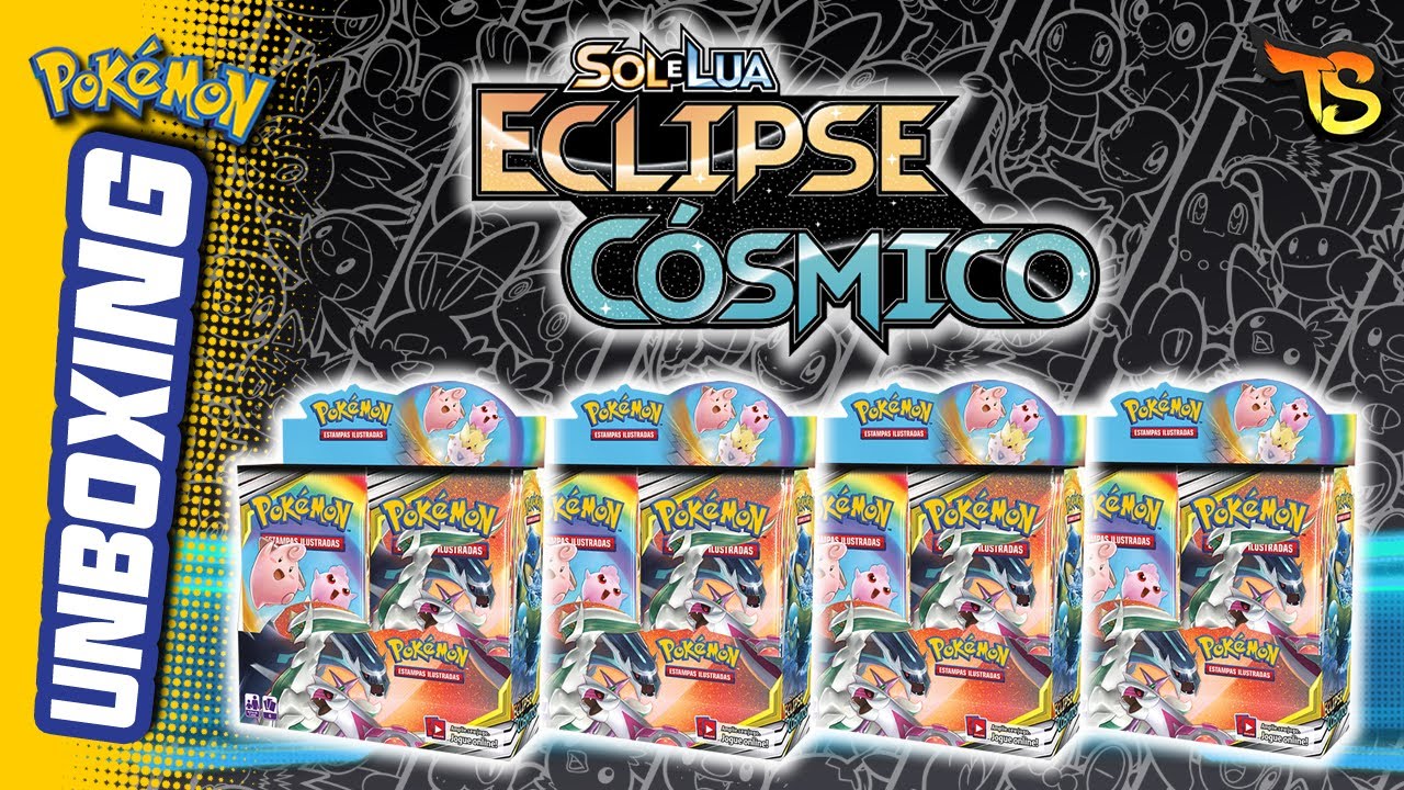 Abri uma CASE RARA de Eclipse Cósmico! Sol e Lua 12 coleção velha! - Pokémon TCG