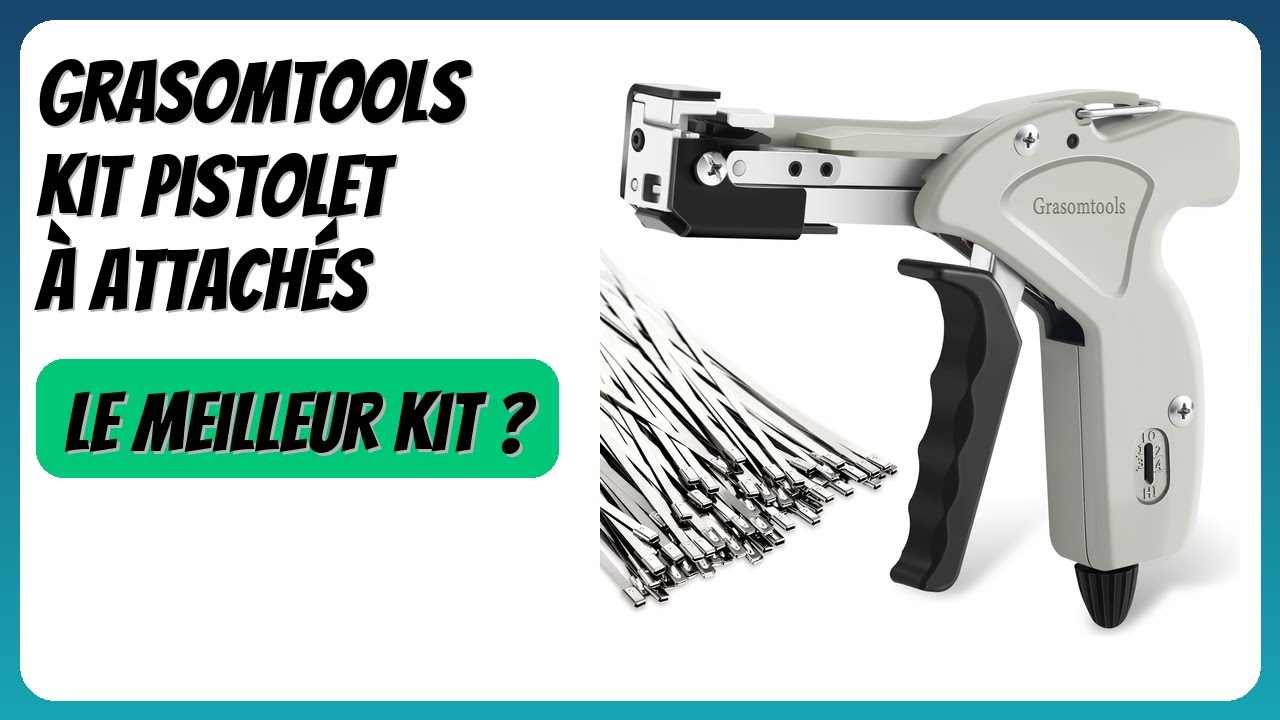 AVIS (2026) : Grasomtools Kit Pistolet à Attachés. DÉTAILS