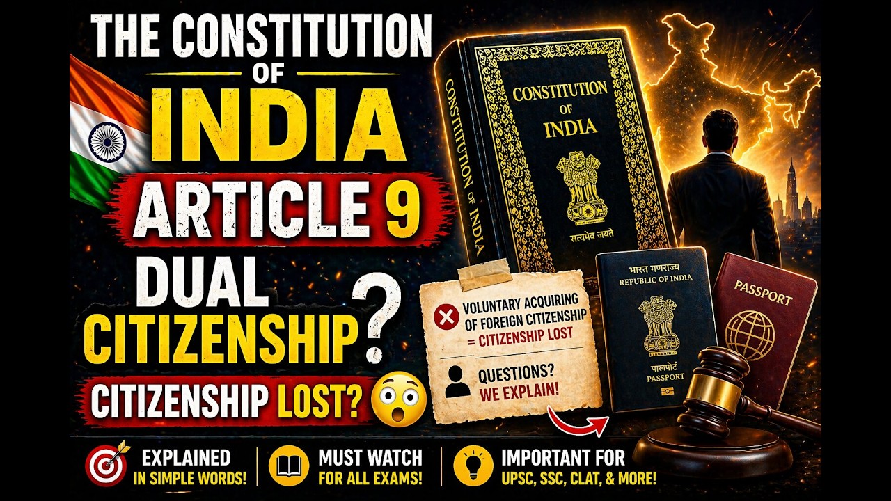 The constitution of India   Article 9