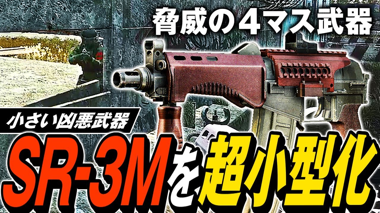【タルコフ】SR-3Mを超小型化！BOX型SR-3Mの見た目に反した高火力でCustomsの全命にさようなら💪🏼😎💪🏼【ゆっくり実況】