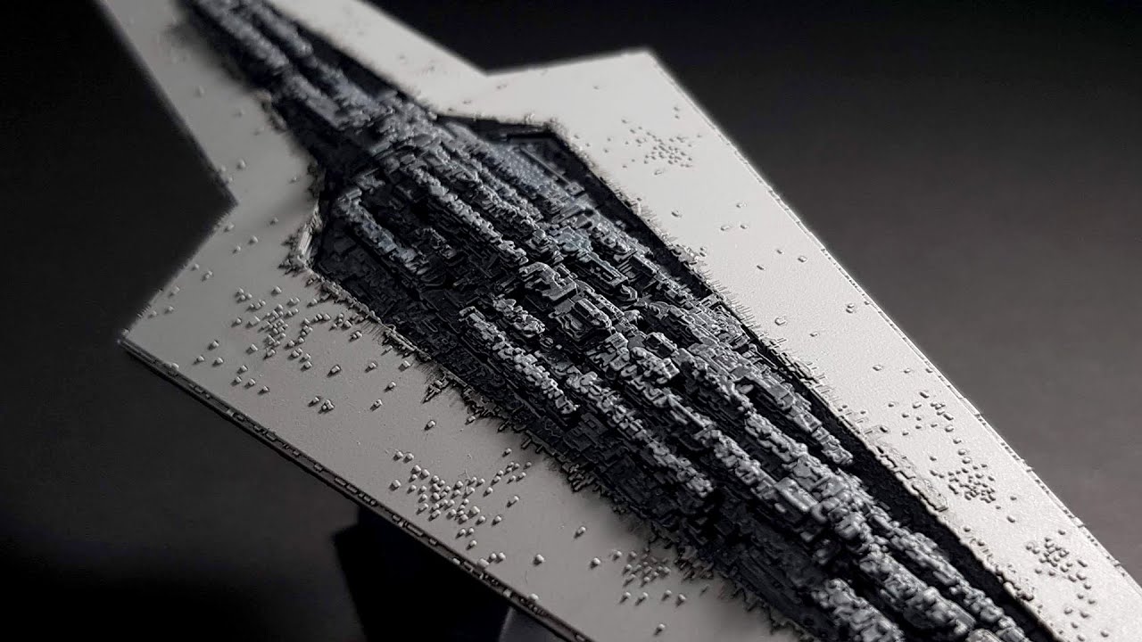 How to paint a super detailed Super Star Destroyer