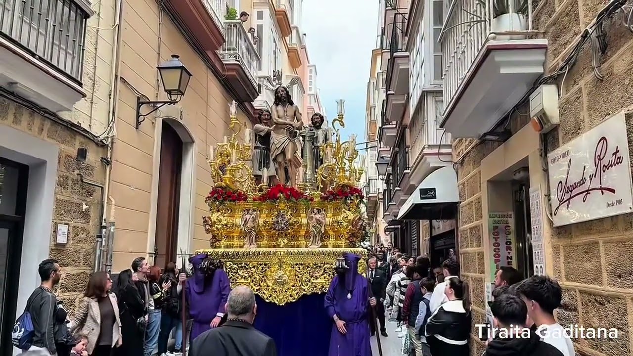Semana Santa Cadiz 2025 Archicofradía de Columnas - Plaza Mina y San Francisco