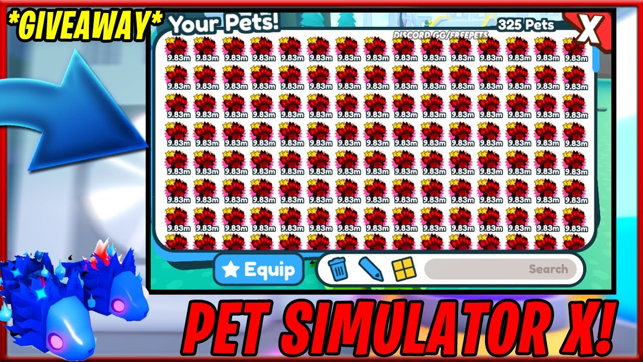 🔴PET SIMULATOR X PETS GIVEAWAY| FREE OP HELL PETS!| Roblox Live Stream 🔴