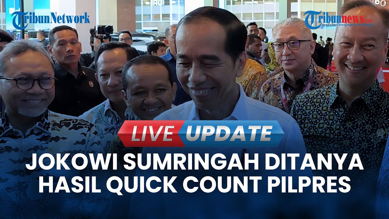🔴LIVE UPDATE I Respons Jokowi Soal Hasil Quick Count Pilpres: Ojo Kesusu, Sabar