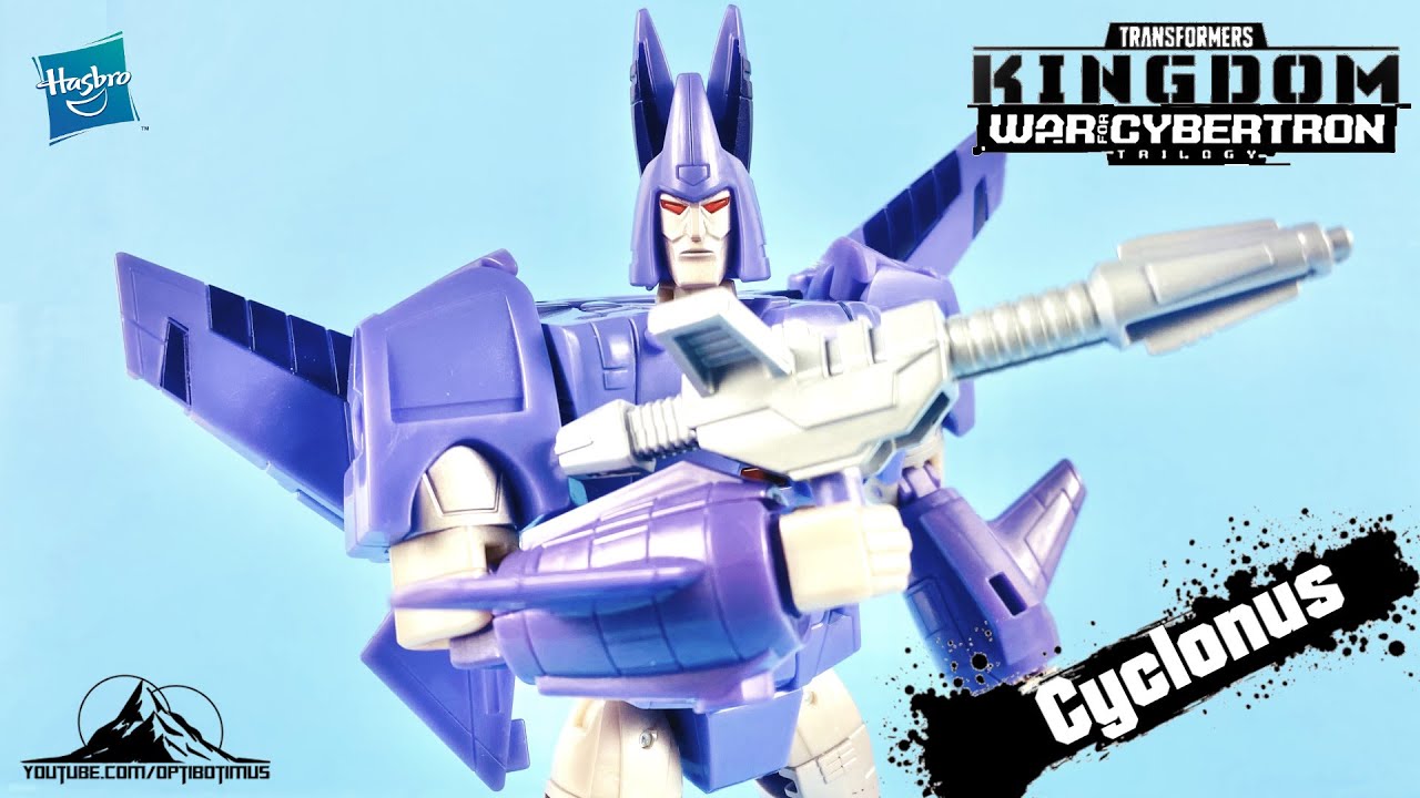 Transformers War for Cybertron Kingdom Voyager Class CYCLONUS Video Review