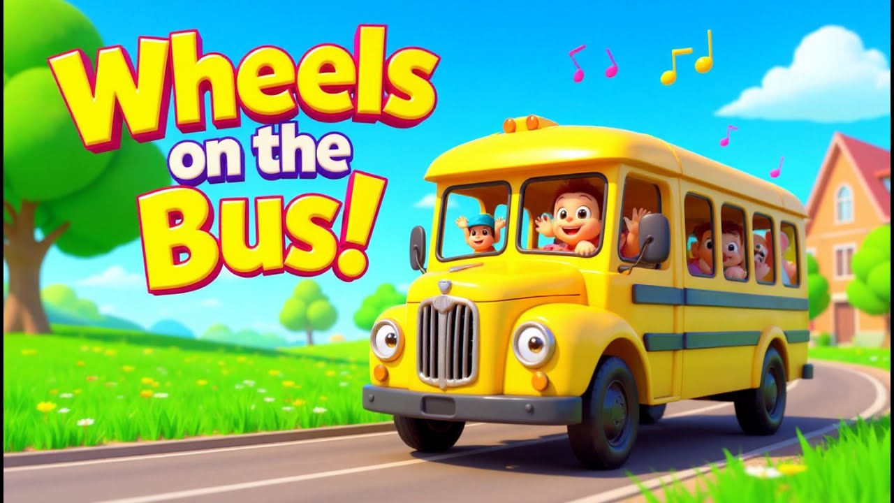 Wheels on the Bus | @kidzotv-t5z  Nursery Rhymes & Kids Songs ✨