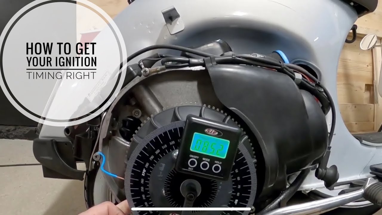 Vespa px / How to set the ignition