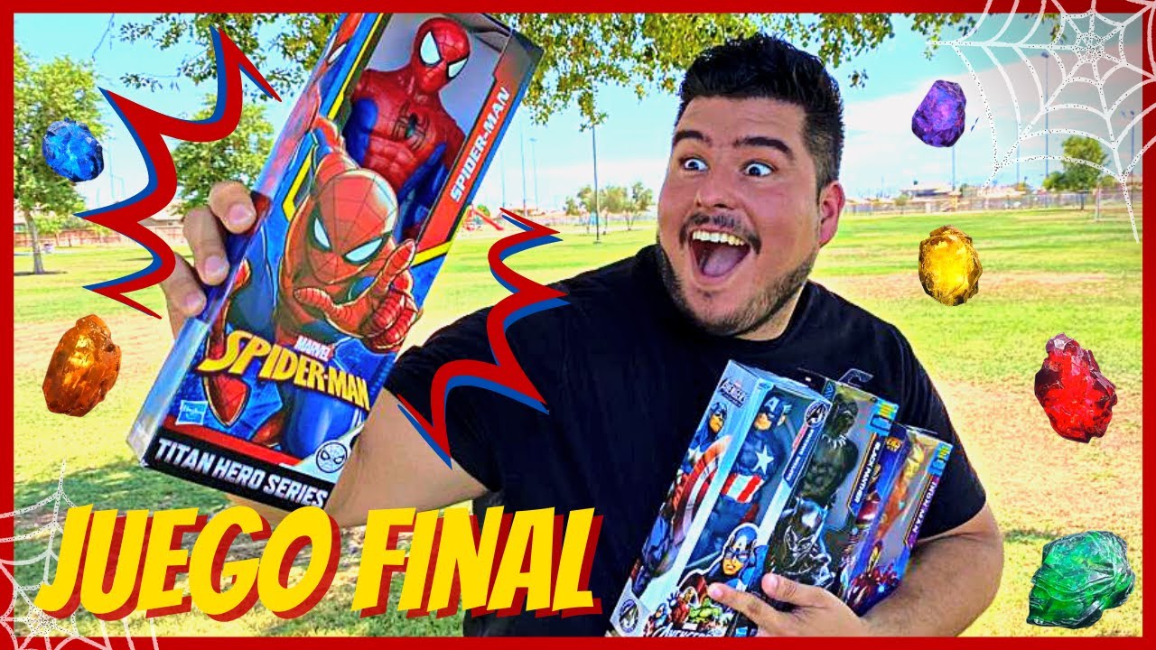🕷SPIDERMAN y AVENGERS 🦸‍♂️ Juego Final 💥 Destruyendo las Gemas del Infinito 🔴🔵🟣🟢🟡🟠