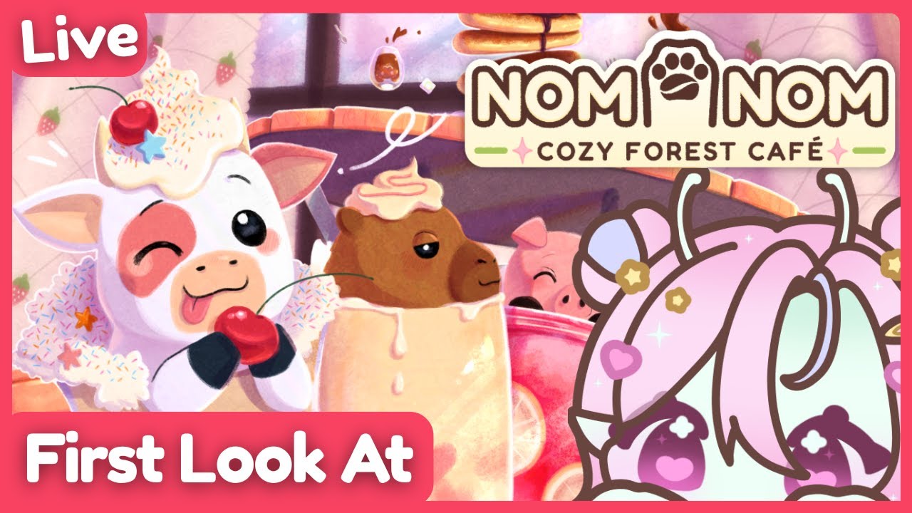 First Look at Nom Nom: Cozy Forest Café ♡ Comfy Gameplay ♡ First Impressions