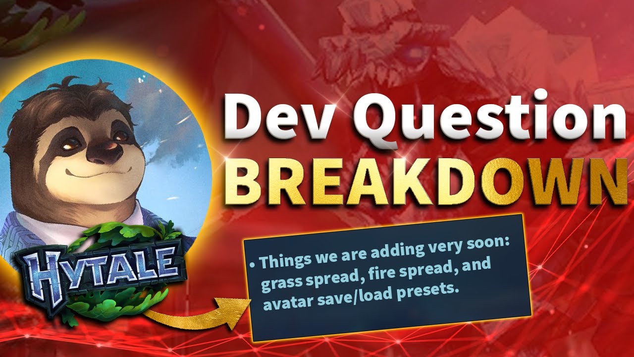 FIRE UPDATE! (Dev Question Breakdown) #hytale #hytaleshorts #gaming