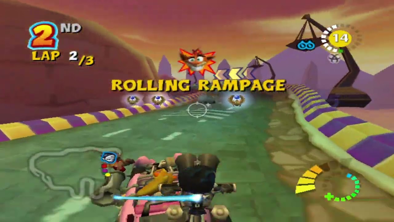 Crash Tag Team Racing Grand Prix Tomb Town Nina