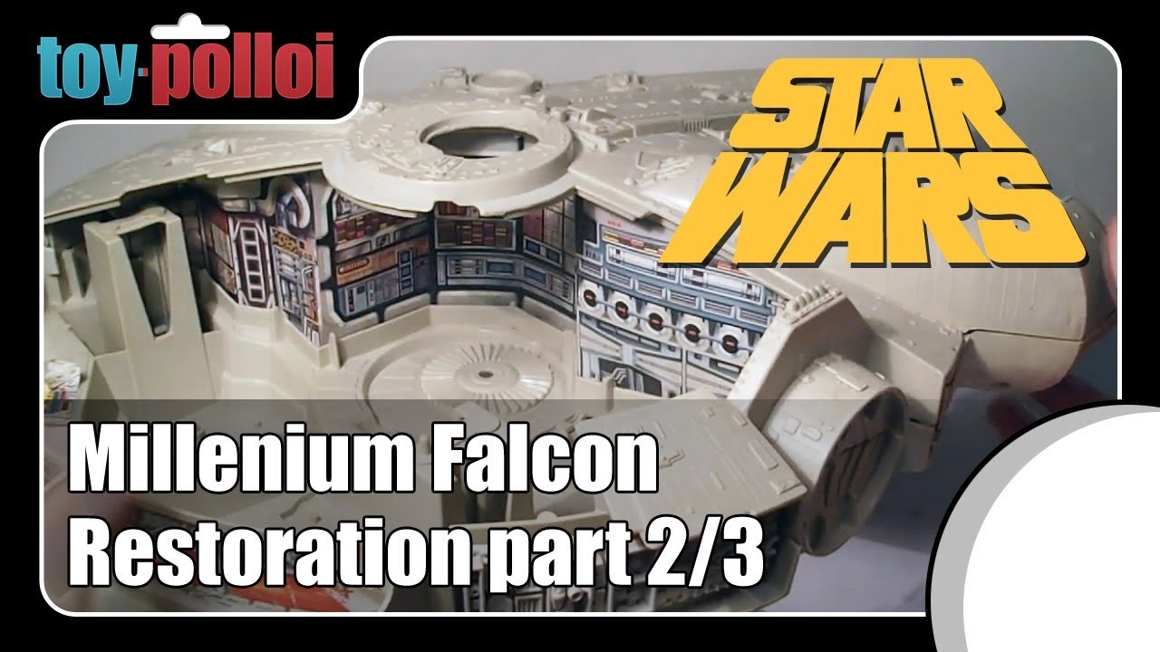 Vintage Star Wars Millennium Falcon restoration Part 2