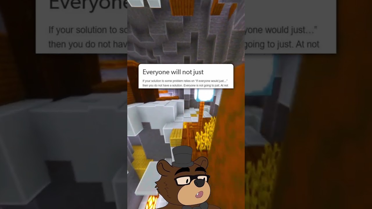 Everyone will not just