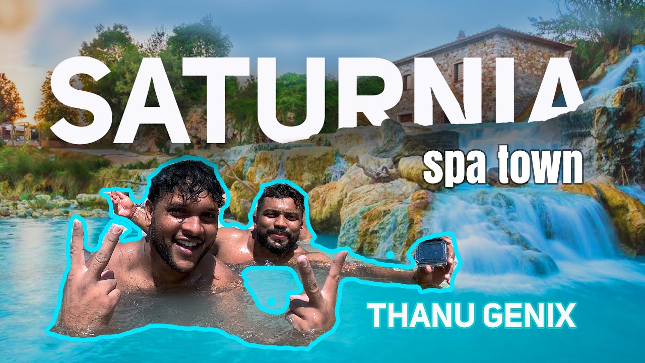 Hot Springs Saturnia | Thermal Baths | Life in Italy | Thanu Genix | First  Sinhala Review