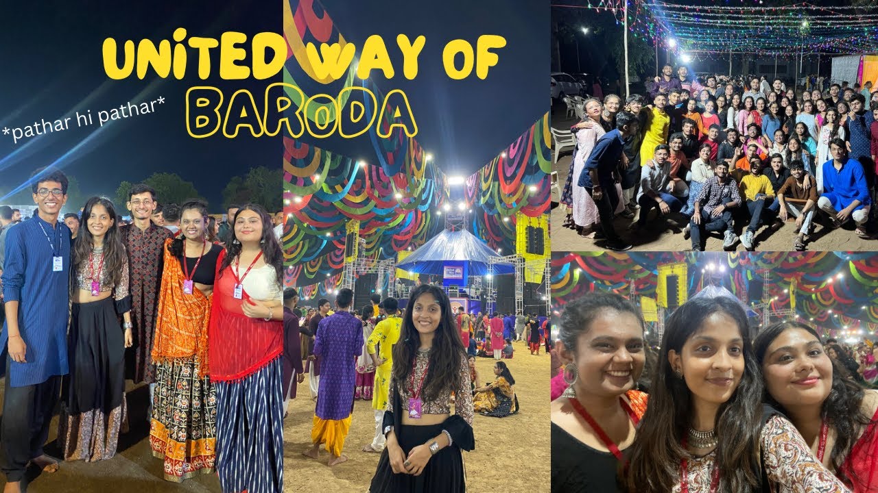 UNITED WAY OF BARODA *pathar vali Navratri * Medical college Navratri celebration 2022💃🏻