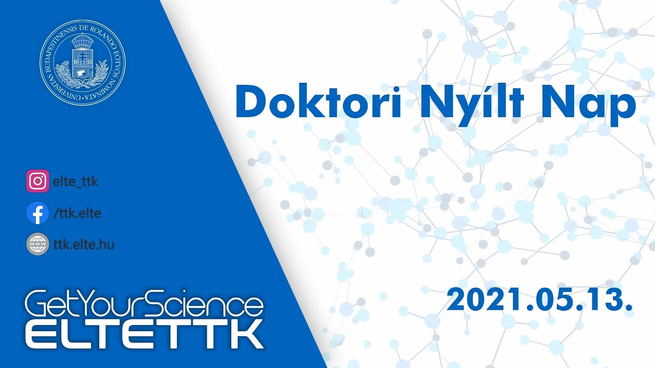 Doktori Nyílt Nap - ELTE TTK